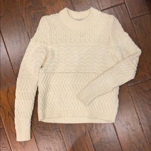 Madewell cable knit sweater